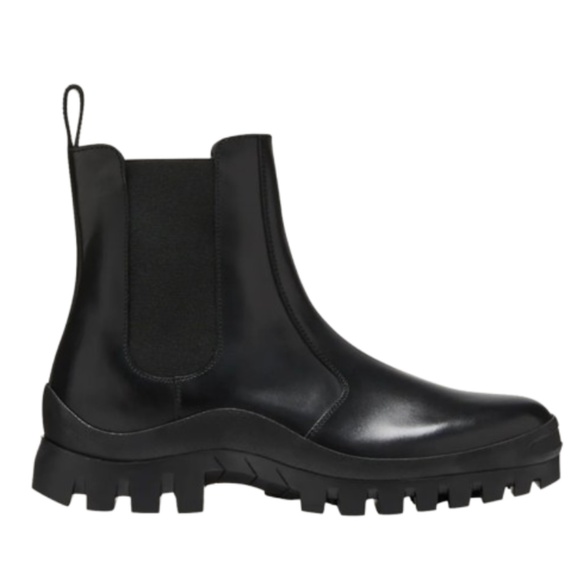 The Row Shoes - 🔴SOLD🔴 THE ROW Greta Lug Sole Winter Chelsea Boot- Black